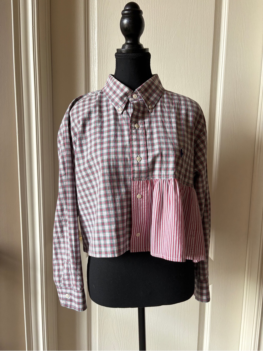 Upcycled Ralph Lauren Button-Up Shirt